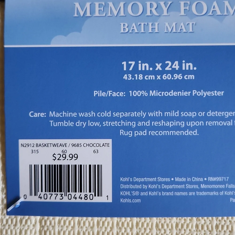 Mohawk Tranquility Memory Foam Bath Mat